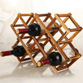 Folding Wine Rack for Red Wine and Grapes