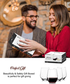 Set of 6 Stemless Wine Glasses