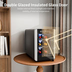 6 Bottle Countertop Wine Rack Cooler Refrigerator