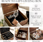 Mr and Mrs Wine Decanter Glass Set