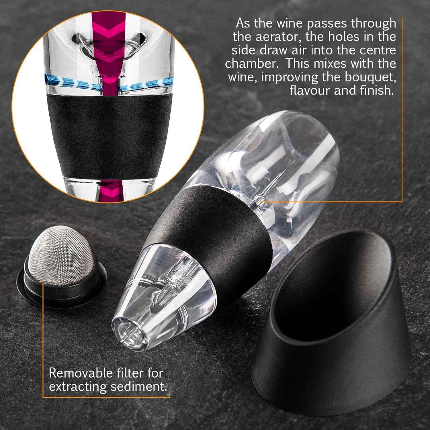Wine Aerator by the Glass