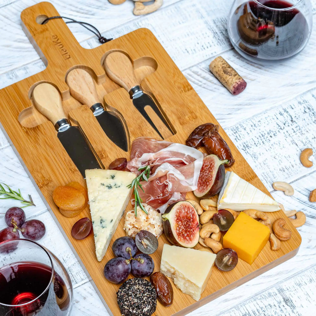 BlauKe Bamboo Cheese Board