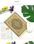 Persian Carpet Mouse Pad & Coasters: Vintage Elegance
