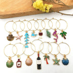Coastal Breeze Wine Glass Charm