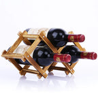 Folding Wine Rack for Red Wine and Grapes