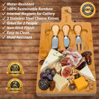 BlauKe Bamboo Cheese Board