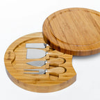 Swiveling Bamboo Cheese Board