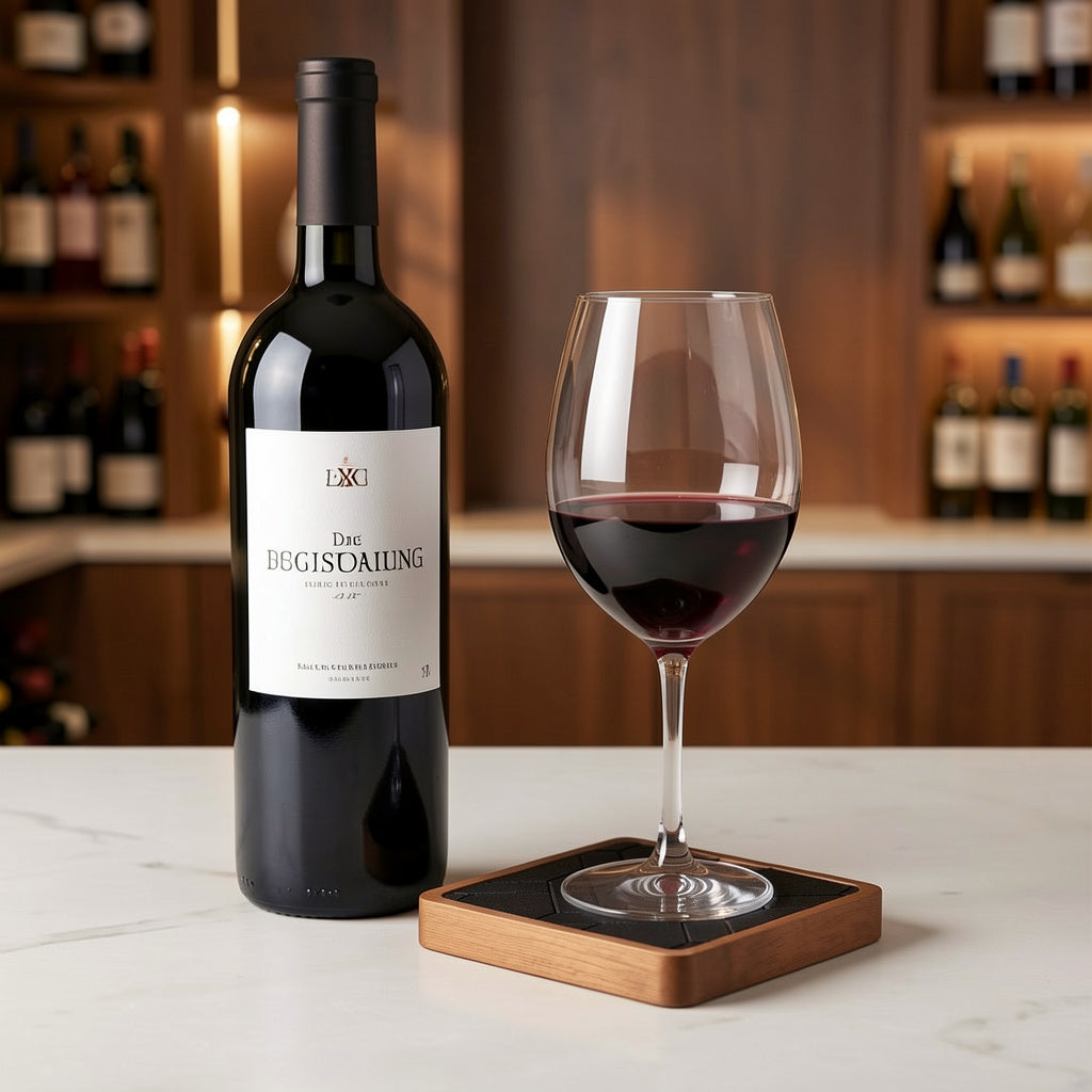 5 Pack Square Wood Coaster