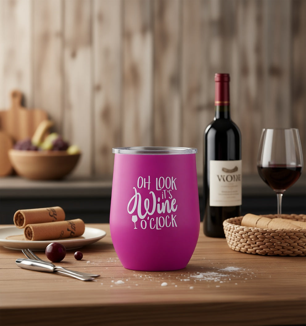 Stainless Steel Wine Glass Tumbler