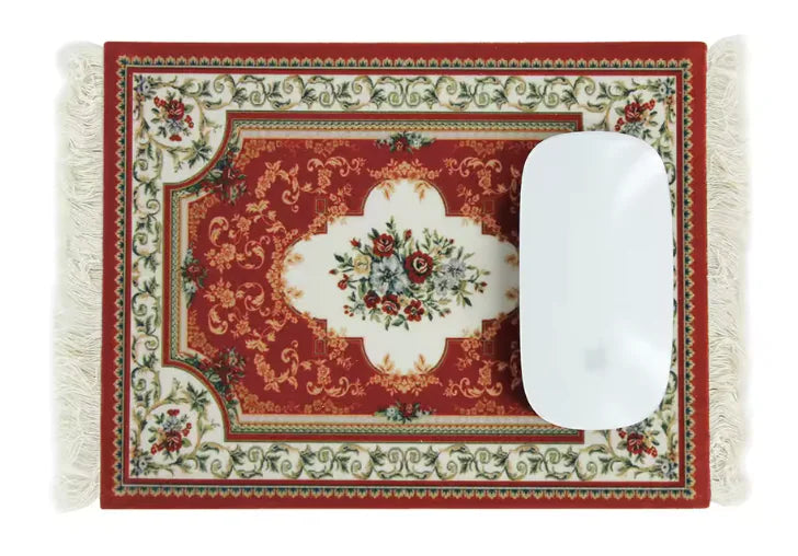 Persian Carpet Mouse Pad & Coasters: Vintage Elegance