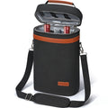 2-Bottle Insulated Wine Carrier Gift Bag