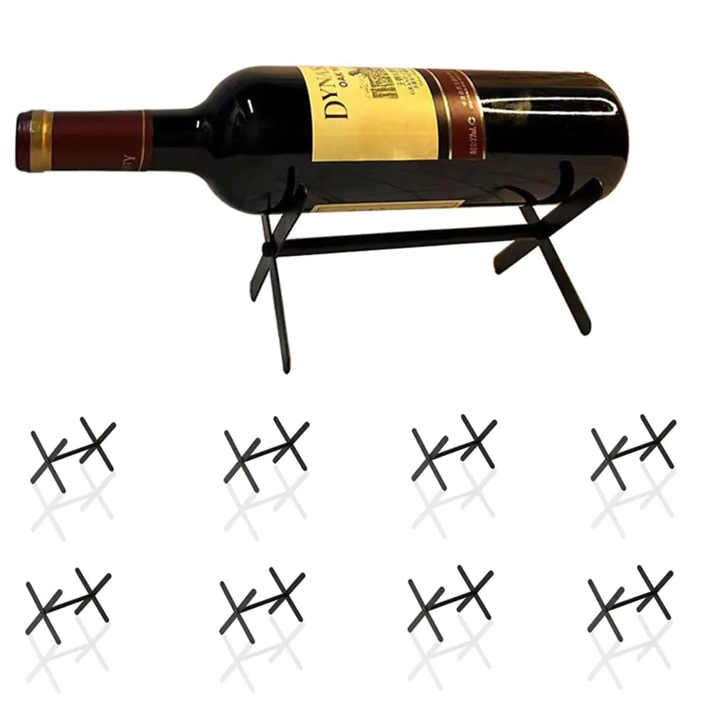 8PCS Metal Wine Rack