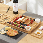 Charcuterie Bamboo Cheese Board Set