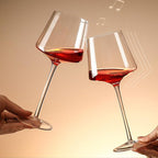 Burgundy Crystal Glass Wine Goblet