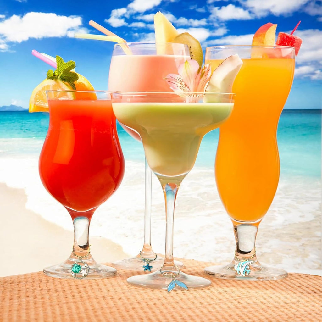 Coastal Breeze Wine Glass Charm
