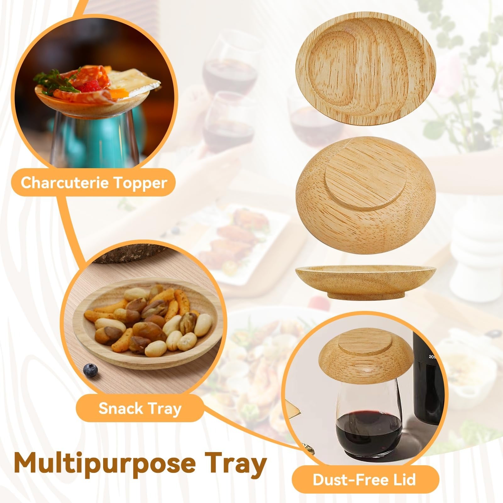 Wine Glass Charcuterie Toppers