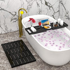 Expandable Bamboo Bathtub Caddy Tray