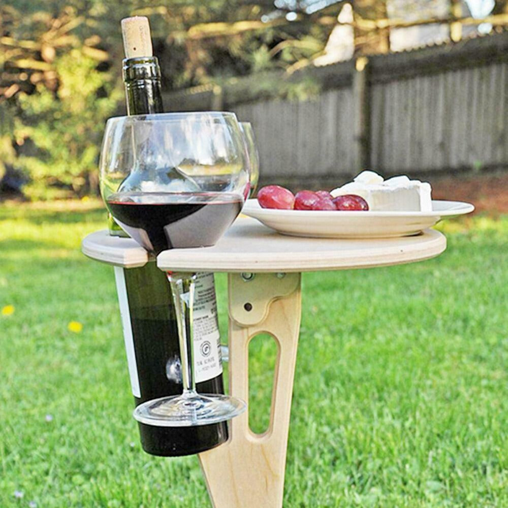 Artisan Folding Outdoor Wine Table
