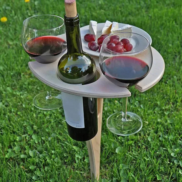 Artisan Folding Outdoor Wine Table