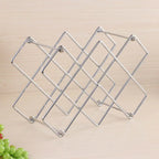 Metal Honeycomb Wine Rack - Iron Art Wine Holder