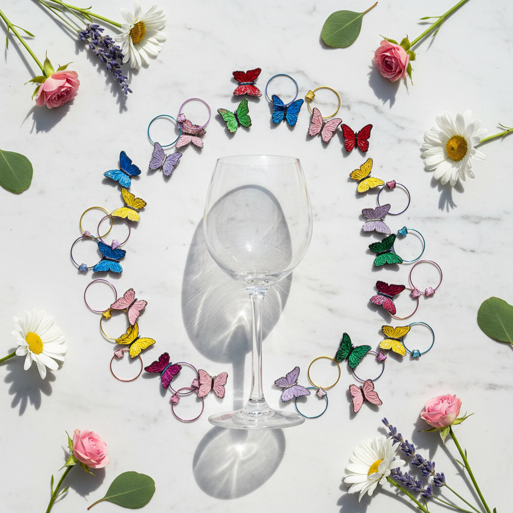 Megitzuu Charms Flat Lay