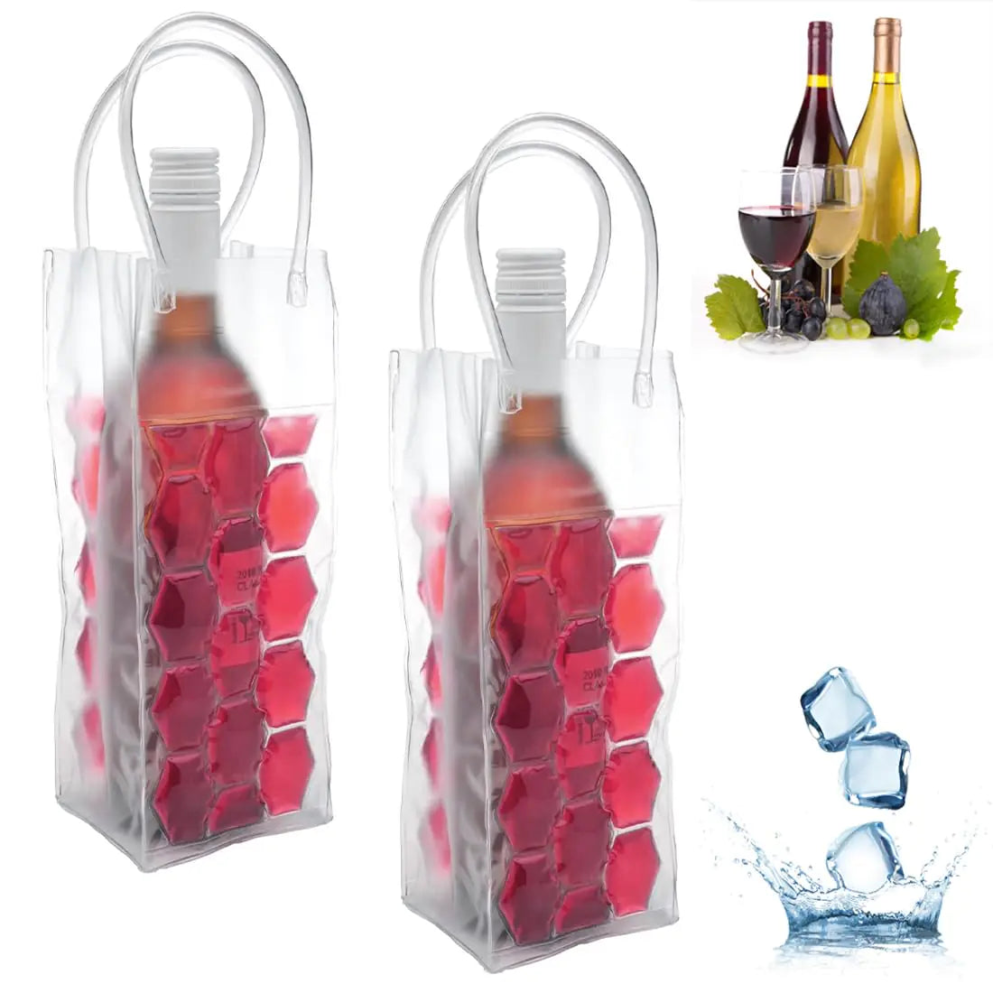 Ice Wine Bag Bottle Chiller Set of 2