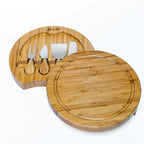 Swiveling Bamboo Cheese Board